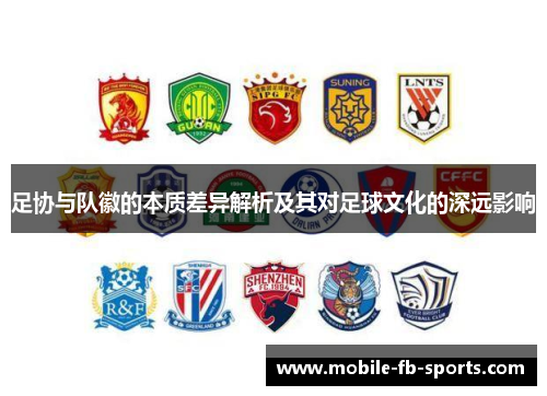足协与队徽的本质差异解析及其对足球文化的深远影响